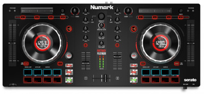 NUMARK MixTrack Platinum, USB DJ-контроллер, ПО Serato DJ