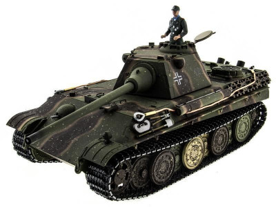 Р/У танк Taigen 1/16 Panther type F Германия HC версия, башня на 360, подшипники в ред., V3 2.4G RTR