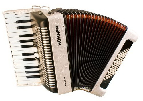 Детский аккордеон HOHNER Bravo II 48 (A1051/4051) 1/2 white