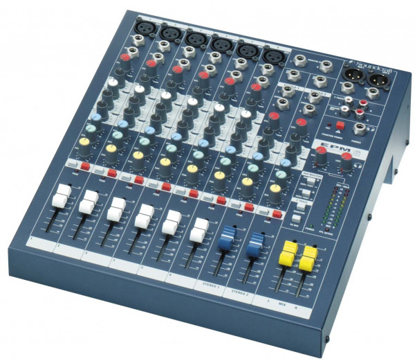 SOUNDCRAFT EPM6 микшерный пульт 6 моно, 2 стерео, 2 AUX