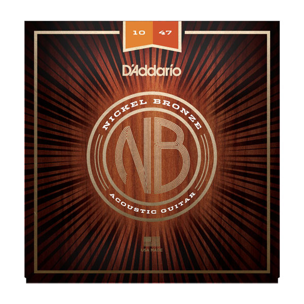 Струны для акустической гитары D'ADDARIO NB1047 Extra Light, 10-47