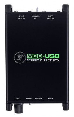 MACKIE MDB-USB стерео директ бокс со встроенным USB интерфейсом