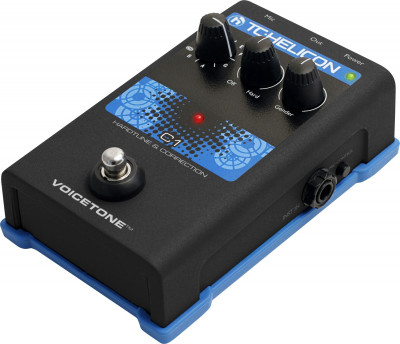 TC HELICON VoiceTone C1 напольная вокальная педаль эффекта коррекции тона