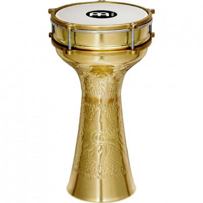 MEINL  HE-214 COPPER DARBUKA BRASS-PLATED HAND-HAMMERED дарбука