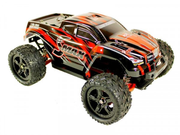 Радиоуправляемый монстр Remo Hobby SMAX Brushless UPGRADE (красный) 4WD 2.4G 1/16 RTR