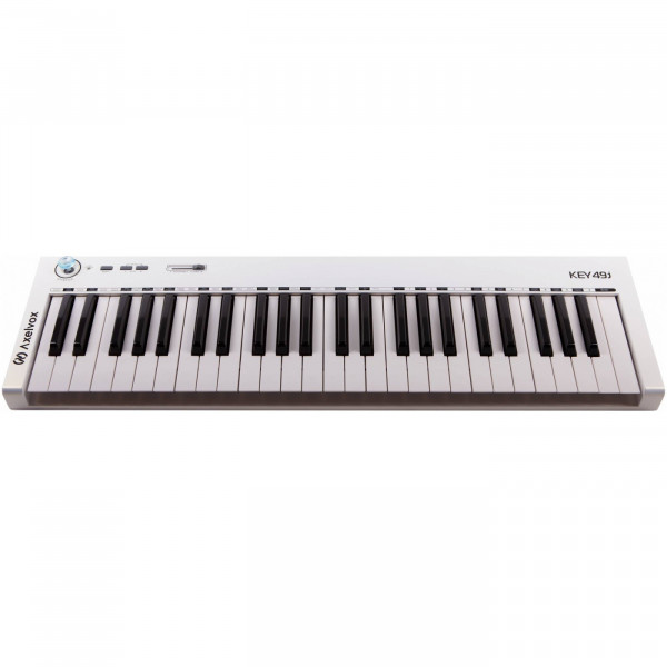 MIDI клавиатура Axelvox KEY49j White, 49 клавиш белого цвета