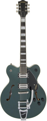 GRETSCH G2622T STRML CB DC GNMTL полуакустическая гитара, цвет зеленый металлик