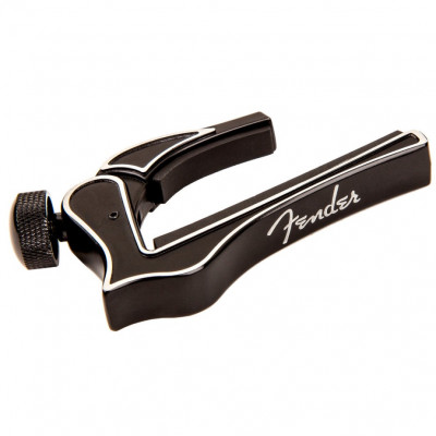 FENDER® DRAGON CAPO BLACK каподастр, закругленный, цвет черный