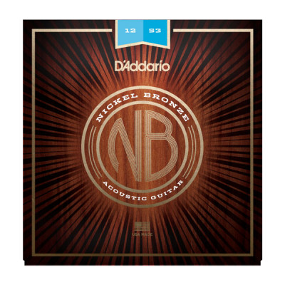 Струны для акустической гитары D'ADDARIO NB1253 Light, 12-53