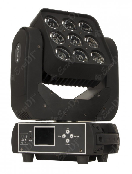 EURO DJ LED BEAM 912 вращающаяся голова 9x12 Вт RGBW