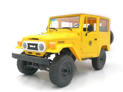 Радиоуправляемая машина WPL японский внедорожник FJ40 (желтая) 4WD 2.4G 1/16 RTR