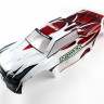 Бело-красный кузов для монстра Himoto E8MTL