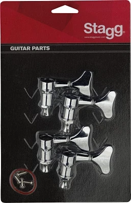 STAGG KG443CR колки для бас-гитары- набор, хром