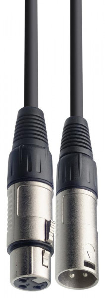 Кабель микрофонный FORCE FMC-05/1 XLR (F) -XLR (M), 1 м