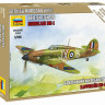 Сборная модель ZVEZDA Британский истребитель "Харрикейн МК-1", 1/144