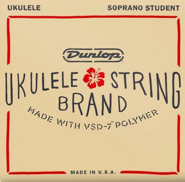 DUNLOP DUQ201 Ukulele Soprano Student струны для укулеле 20-30-32-22, прозрачный нейлон