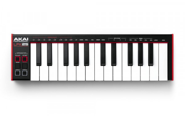 Миди-клавиатура AKAI PRO LPK25MK2 , 25 клавиш