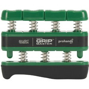 Тренажёр для пальцев рук PROHANDS GRIPMASTER GM-14004 очень слабый, зеленый