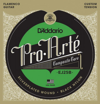 D'ADDARIO EJ25B Composite Silver/Black 28-42 струны для классической гитары