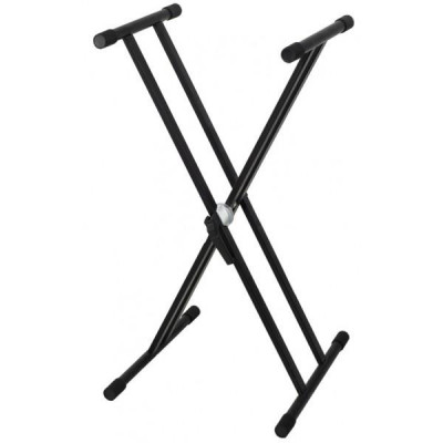 Стойка клавишная Х-образная GEWA Keyboard Stand Black с двойными ногами