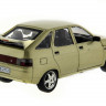 Машина "АВТОПАНОРАМА" ВАЗ 2112 бежевая,1/22, инерция, Pull Bаck механизм, в/к 10*12*22 cм