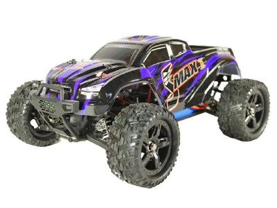 Радиоуправляемый монстр Remo Hobby SMAX Brushless V2.0 (синий) 4WD 2.4G 1/16 RTR