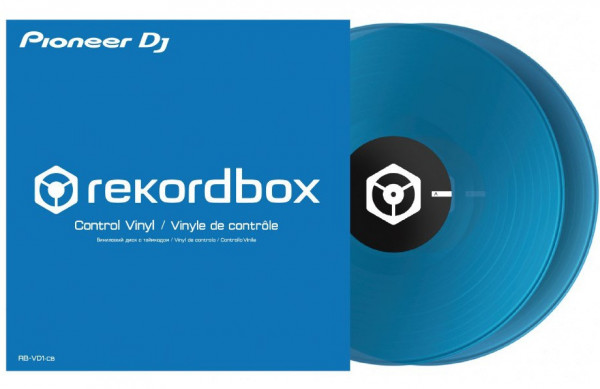 PIONEER RB-VD1-CB Тайм-код пластинки для rekordbox DVS, синие (пара)