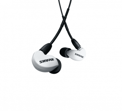 Внутриканальные наушники SHURE SE215DYWH+UNI-EFS