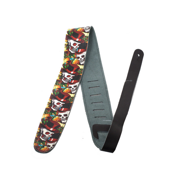 Perri's P25TJ-2728 TATTOO JOHNNY - ремень для гитары кожаный