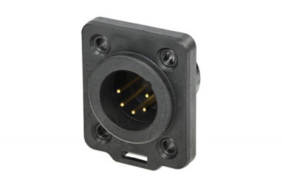 Панельный разъем Neutrik NC5MDX-TOP XLR male