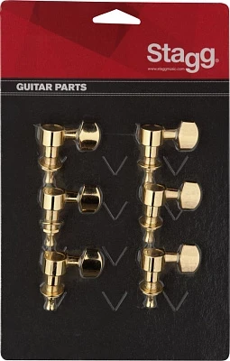 STAGG KG673GD колки для электрогитары- набор, золото