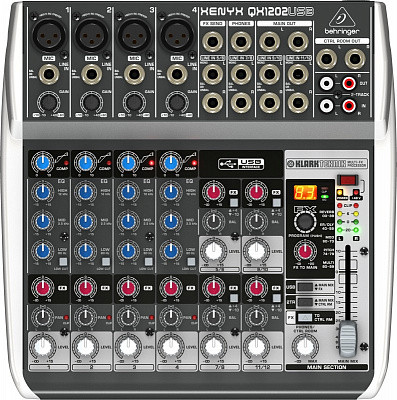 Behringer Xenyx QX1202USB микшерный пульт с ультра низким уровнем шума