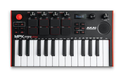 Миди-клавиатура AKAI PRO MPK MINI PLAY MK3, 25 клавиш