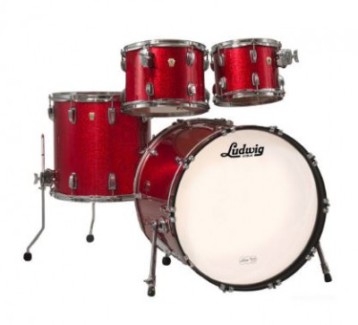 Комплект барабанов LUDWIG L8424AXOL Classic Maple series (22"х18")(16"x16")(12"x9")(10"x8") + 2 держателя томов (Atlas Mount) и фурнитура Mini Classic lugs