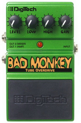 Педаль DIGITECH DBM Bad Monkey для электрогитары Tube Overdrive