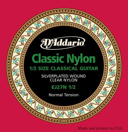 D'ADDARIO EJ27N 1/2 Normal 29-45-струны для 1/2 классической гитары