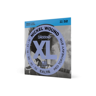 D'ADDARIO EXL116 -  струны для электрогитары, никелевая обмотка, калибр 11-52