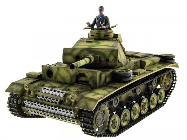 Р/У танк Taigen 1/16 Panzerkampfwagen III (Германия) PRO 2.4G RTR