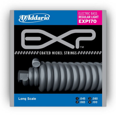 D'ADDARIO EXP170, Light, 45-100 струны для 4-струнной бас-гитары