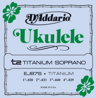 D'ADDARIO EJ87S струны для укулеле-сопрано