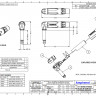 Amphenol ACPM-TN - 1/4” (6.35мм) Phone моно штекер, угловой, металлический корпус