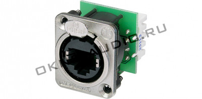 Панельный разъем Neutrik NE8FDV-YK RJ45 вертикальная установка