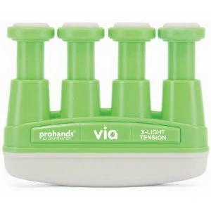 Тренажёр для пальцев рук PROHANDS VIA VM-12001 очень легкий, зеленый