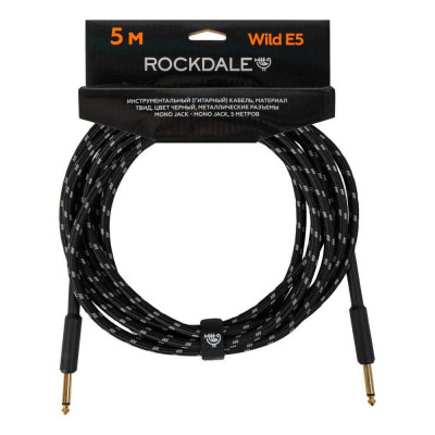 Инструментальный кабель ROCKDALE Wild E5, mono jack - mono jack, 5 м