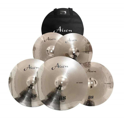 Набор тарелок AISEN B8 CYMBAL PACK 14,16,18,20 с чехлом