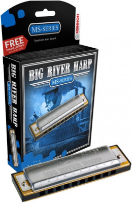 Губная гармошка диатоническая HOHNER Big river harp 590/20 Db (M590026)