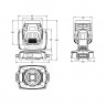 Involight LEDMH120S PRO - LED вращающаяся голова, белый светодиод 120 Вт (LED Engin), DMX-512