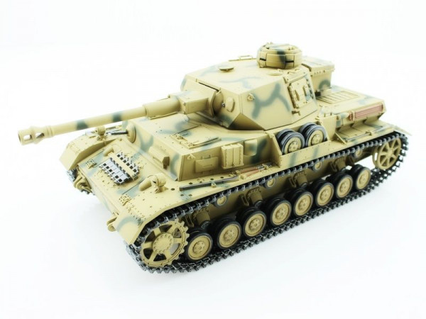 Р/У танк Taigen 1/16 Panzerkampfwagen IV Ausf.F2.Sd.Kfz (Германия) 2.4G, RTR, летний камуфляж