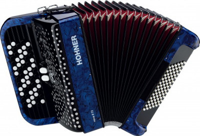 Кнопочный аккордеон HOHNER Nova II 72 (A1564) 3/4 Blue гриф B