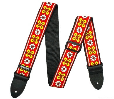 DUNLOP D67-03RD Jacquard Avalon Red ремень гитарный, жаккард